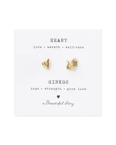 Broche Hibiscus - Libelle Verguld