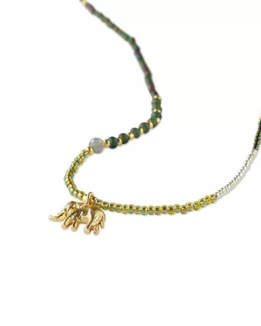 Adventurous Granaat Ketting Goudkleurig