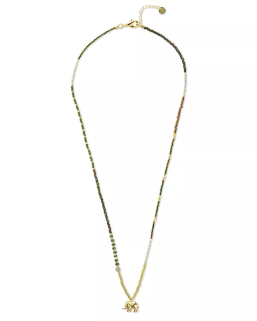 Adventurous Granaat Ketting Goudkleurig