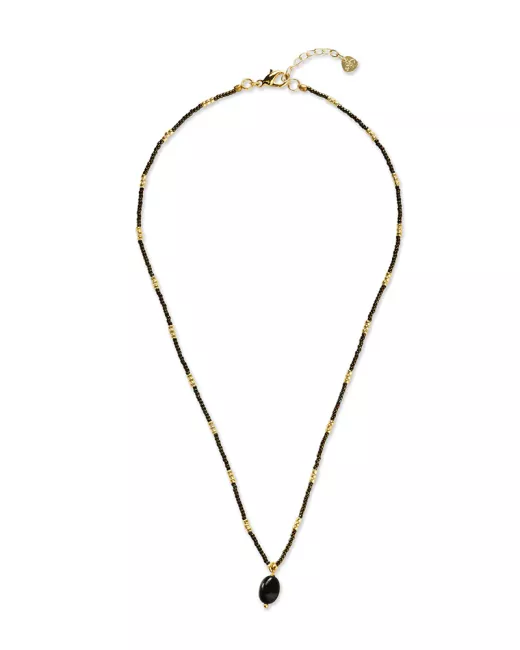 A Beautiful Story - Collier Wishing Onyx noir Gold