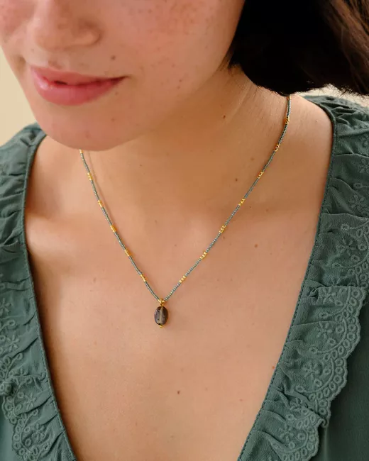 A Beautiful Story - Collier Wishing Labradorite Gold