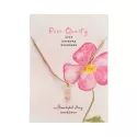 Wishing Rose Quartz Necklace Gold Colored