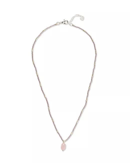 A Beautiful Story - Collier Wishing Quartz rose Silver