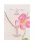 Collier Wishing Quartz rose Silver