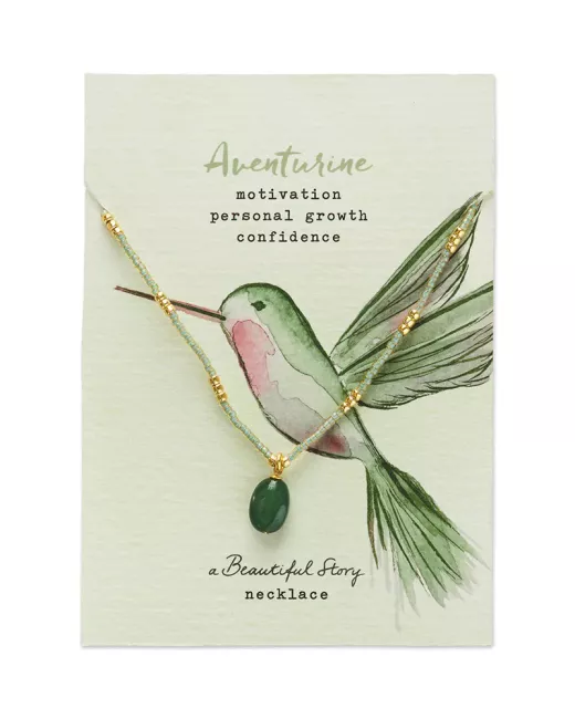 A Beautiful Story - Collier Wishing Aventurine Gold