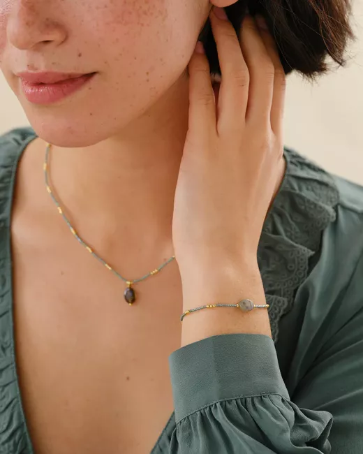A Beautiful Story - Bracelet Wanting Labradorite Gold