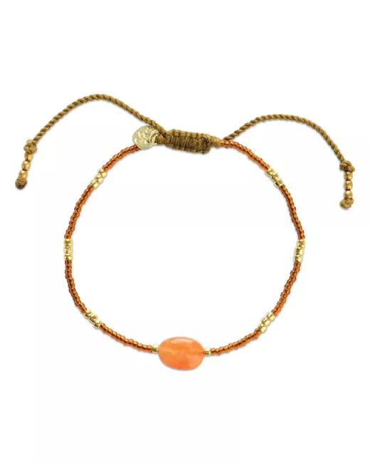 A Beautiful Story - Bracelet Wanting Cornaline Gold