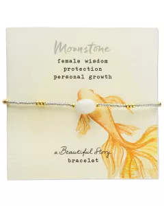 A Beautiful Story - Bracelet Wanting Pierres de lune Gold