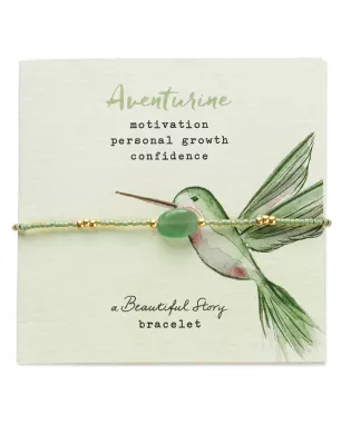 Wishing Aventurine Necklace Gold Colored