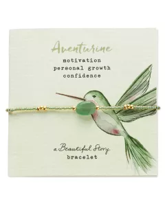 A Beautiful Story - Bracelet Wznting Aventurine Gold