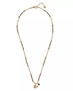 A Beautiful Story - Collier Honored Onyx noir Gold