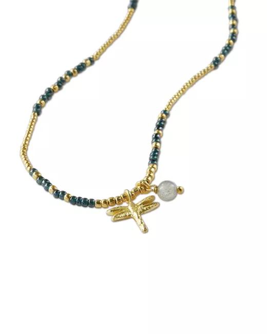 A Beautiful Story - Collier Honored Labradorite Gold