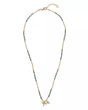 Honored Black Onyx Necklace Gold Colored