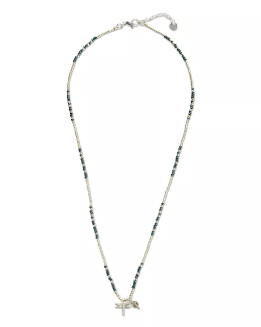 Honored Labradoriet Ketting Goudkleurig