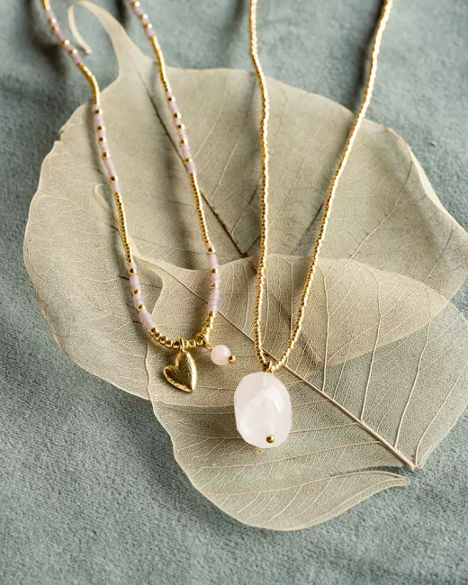 A Beautiful Story - Collier Honored Quartz rose Gold