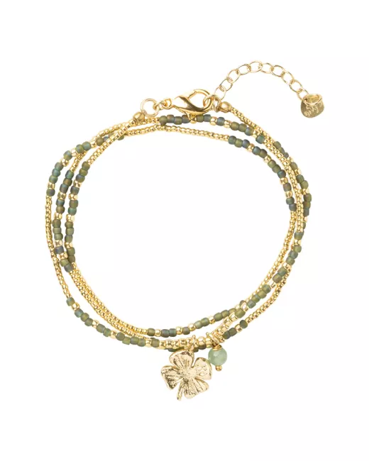 A Beautiful Story - Collier Honored Aventurine Gold