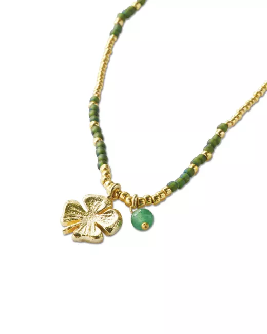 A Beautiful Story - Collier Honored Aventurine Gold