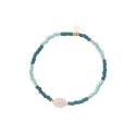 Bracelet Haze Quartz Rose Doré