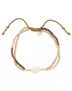 Shining Aventurijn Goudkleurige Armband