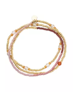 A Beautiful Story - Bracelet Balanced Cornaline Gold