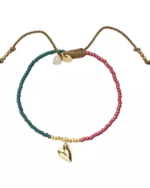 A Beautiful Story - Bracelet Hoping Quartz Rose Doré