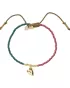 Hoping Rose Quartz Bracelet Gold Colored