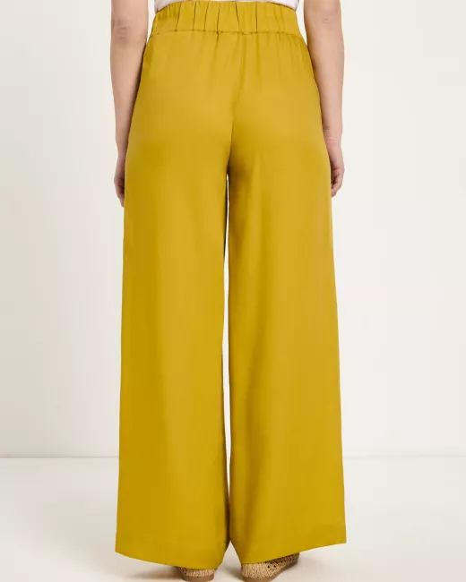 LANIUS - Pantalon à jambes larges en TENCEL™