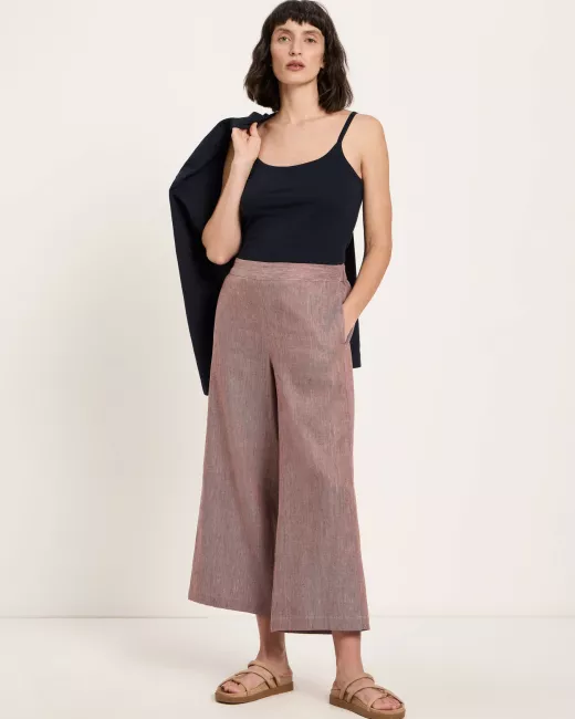 LANIUS - Pantalon en lin et coton biologique