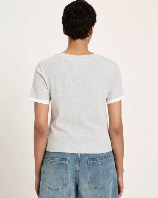 T-shirt of hemp and organic cotton