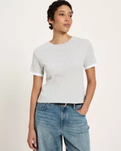 T-shirt van hennep en biologisch katoen