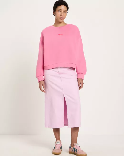 Sweatshirt of organic cotton