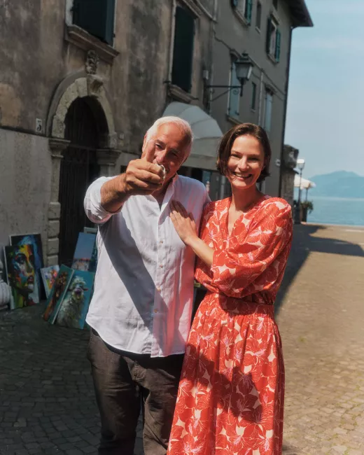 Midi-rok van biologisch katoen