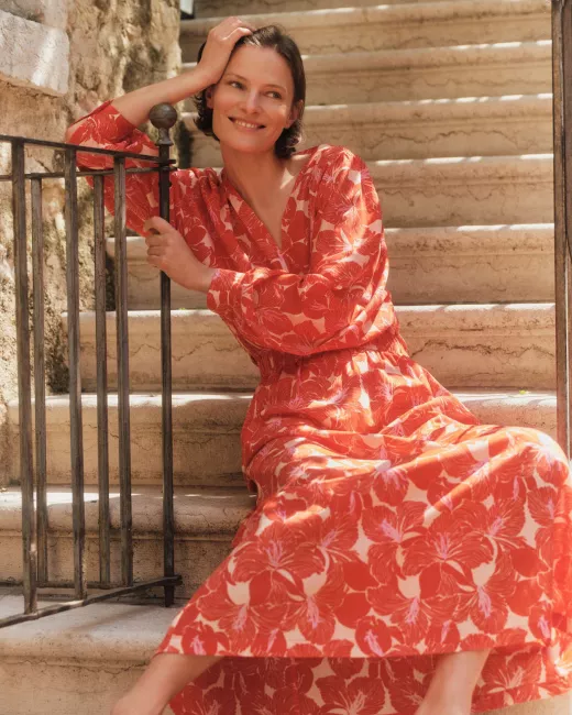 Midi-rok van biologisch katoen