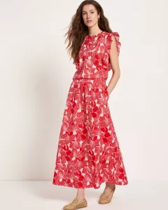 Organic cotton midi skirt