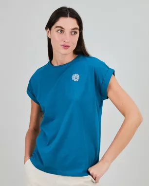 Brava Fabrics - T-shirt Asis Percales Daisy Scoop 