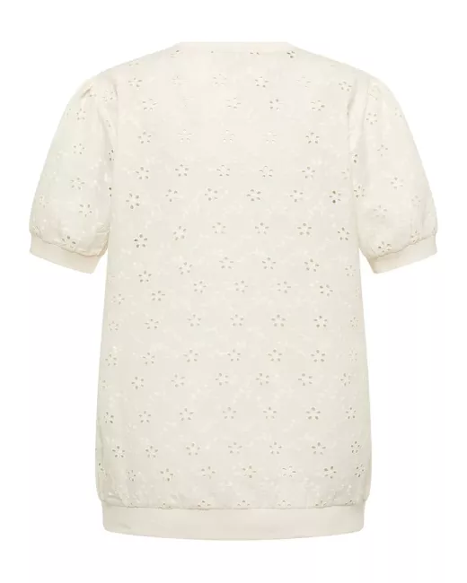 Organic cotton jersey blouse