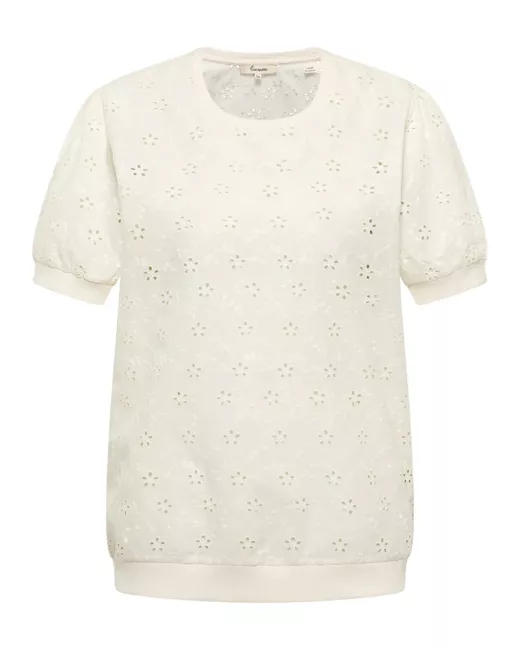 Organic cotton jersey blouse