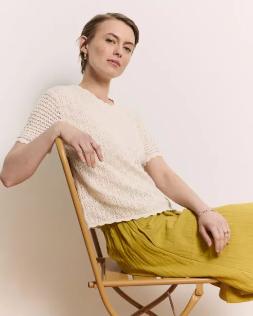 TRANQUILLO - Pull Emmaa en coton bio
