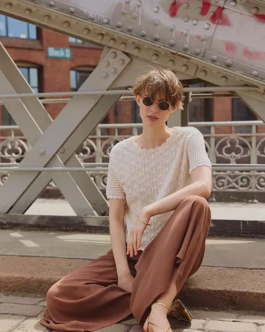 TRANQUILLO - Pull Emmaa en coton bio