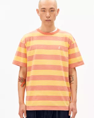 ARMEDANGELS - T-shirt MAARKOS MULTI STRIPES en coton bio
