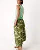 Organic cotton midi skirt