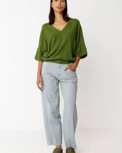 Organic cotton knit sweater IBAR