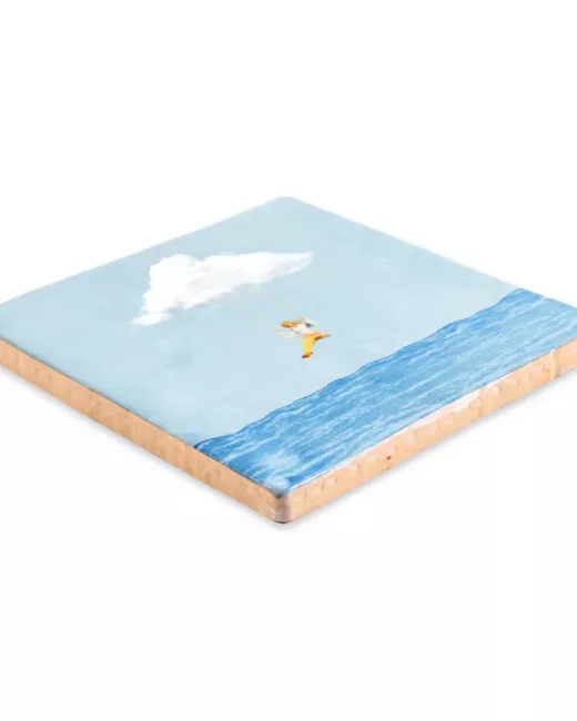 Handcrafted decorative ceramic tiles 10x10cm