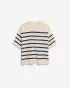 Armedangels - Pull coupe ample LIZAA LINO STRIPES