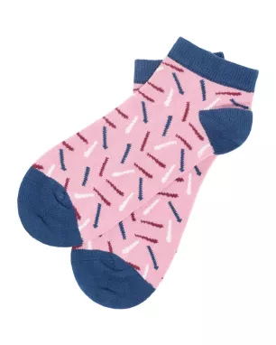 TRANQUILLO - Chaussettes courtes Beckaa en coton bio à motif