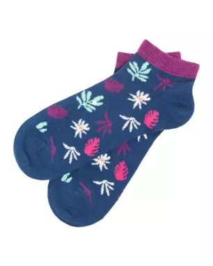 TRANQUILLO - Chaussettes courtes Ameliee en coton bio à motif 