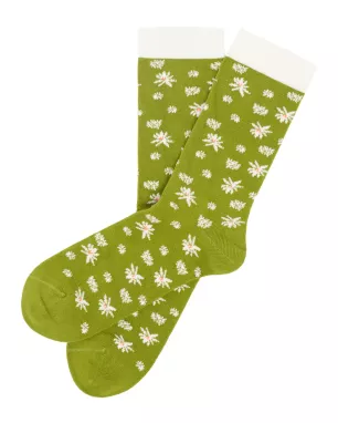 Organic cotton patterned socks INK