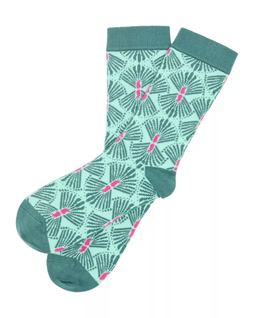TRANQUILLO - Chaussettes Ilkaa en coton bio à motif