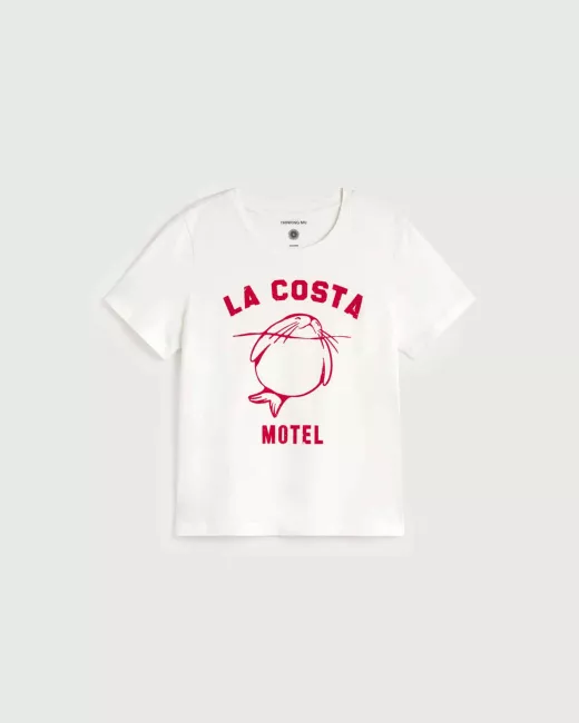 THINKING MU - T-shirt ANIMAL MOTEL IDA en coton bio