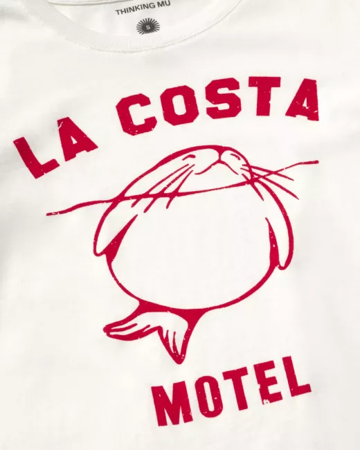 THINKING MU - T-shirt ANIMAL MOTEL IDA en coton bio
